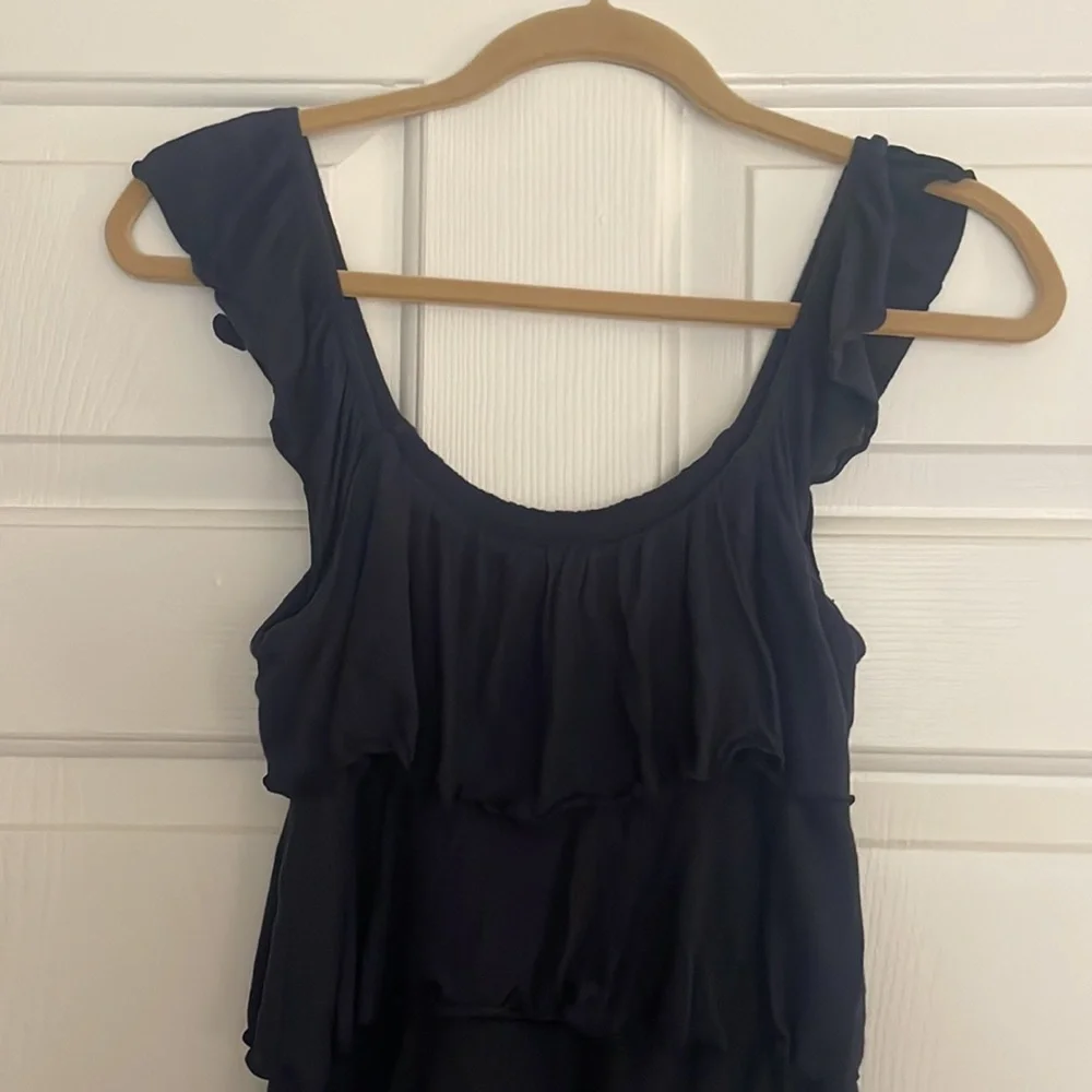 Express Ruffled Layered Tank Top - Picture 3 of 5